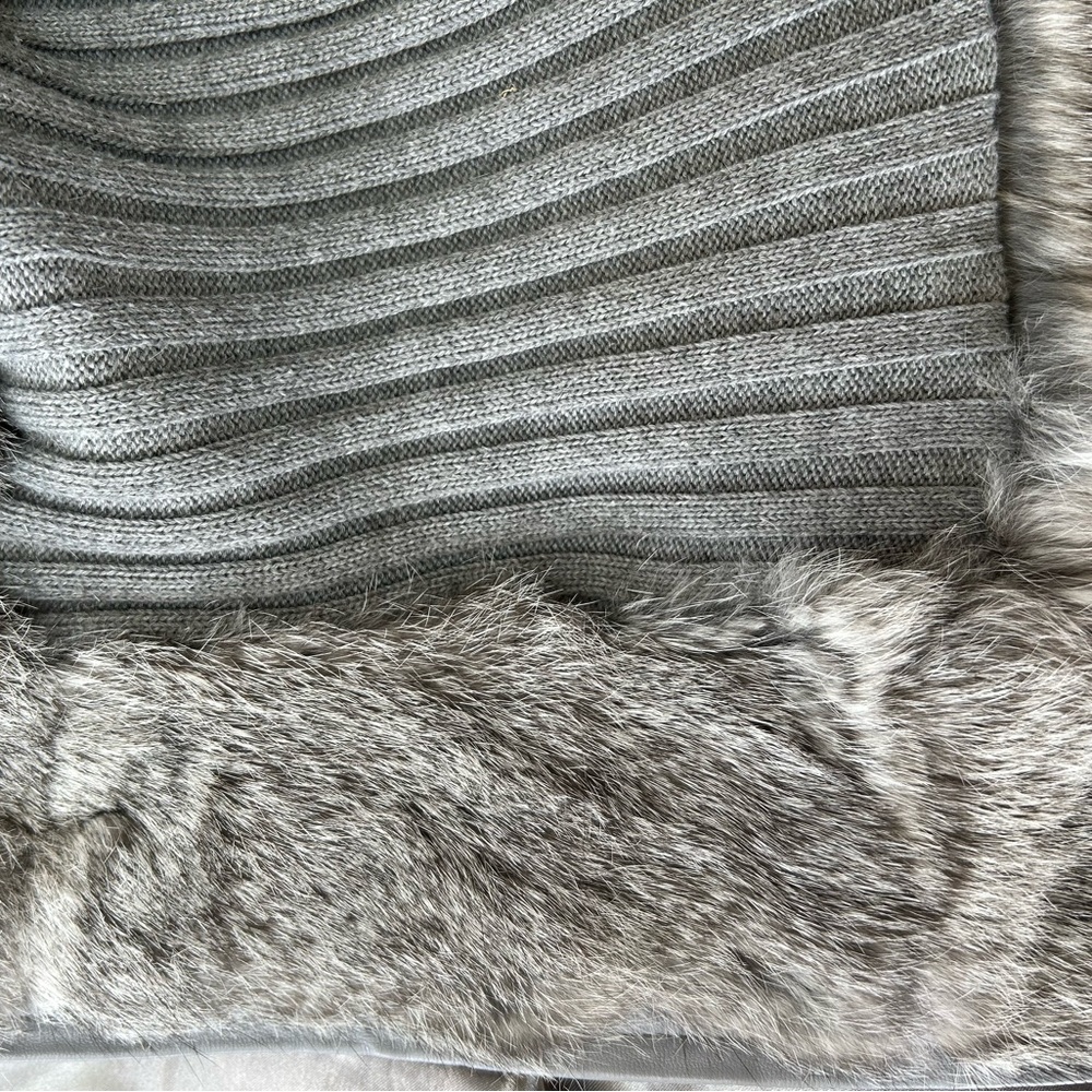 Real rabbit fur vest - Picture 5 of 7